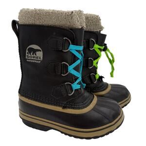Sorel Youth Yoot Pac Waterproof Snow Boots Size 13